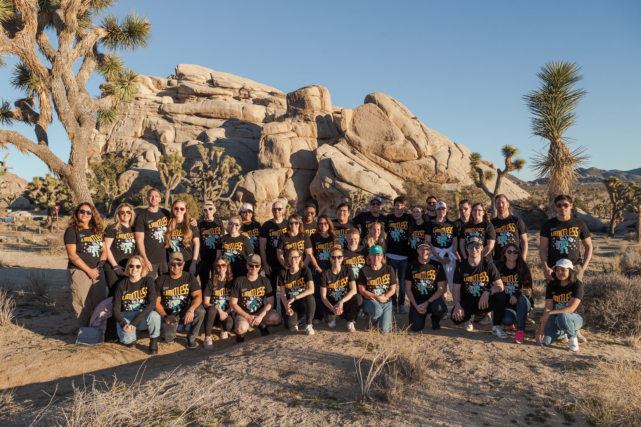 The Tiller team on a company retreat